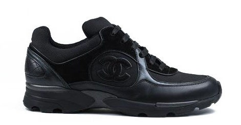 Cambon Chanel Men's Sneakers Black Leather ref.148972 - Joli Closet